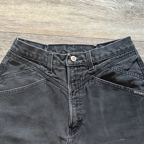 ROCKIES | Vintage Black Denim Barrel Jeans - Picture 9 of 16